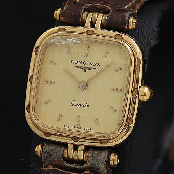 153 LONGINES ロンジン レディース腕時計 蛇腹バンド ゴールド 153 LONGINES ロンジン レディース腕時計 蛇腹バンド ゴールド