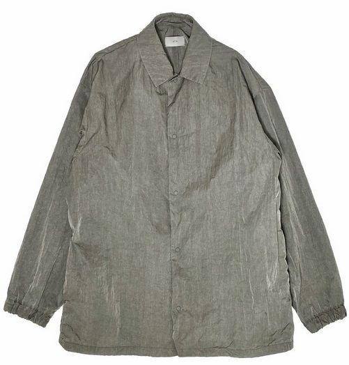 ATON(エイトン) HAND DYE NYLON | COACH JACKET ハンドダイ