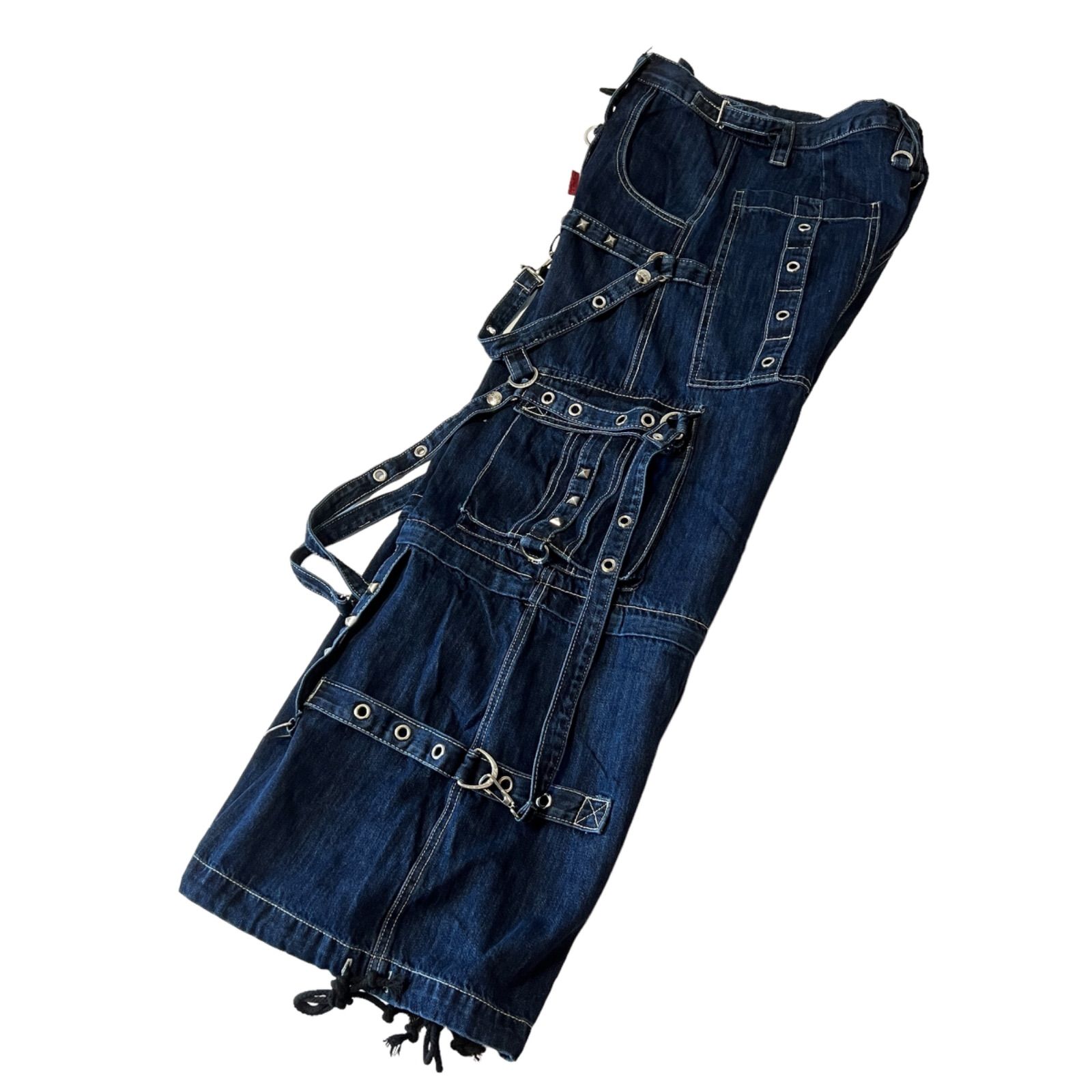 正規取扱店☆TRIPP NYC（トリップニューヨークシティ）DENIM STRAP PANT(JM7117M-DS)＊トリップニューヨークシティ  ワイドパンツ ワイドデニム ボンデージパンツ B系 パンク y2k ボンテージ バギーデニム - メルカリ