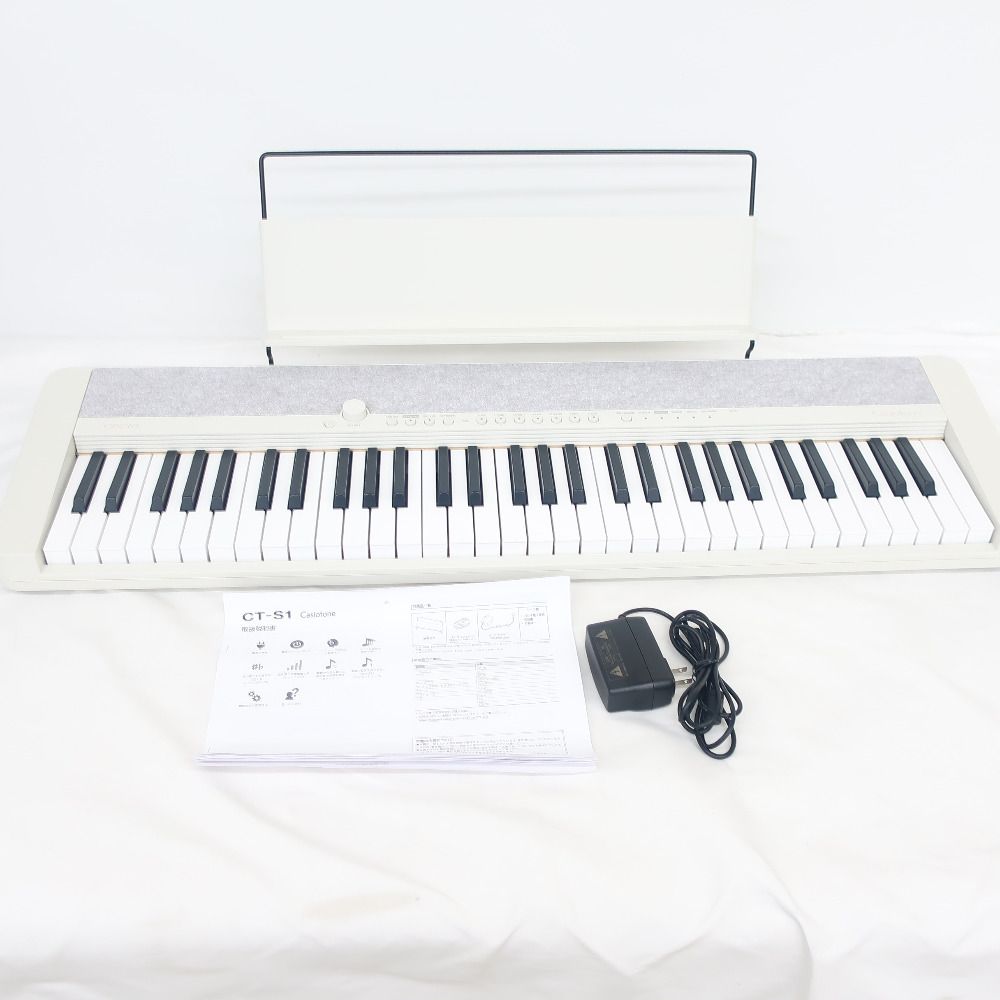 CASIO カシオ 鍵盤楽器 61鍵キーボード ホワイト Casiotone CT-S1WE