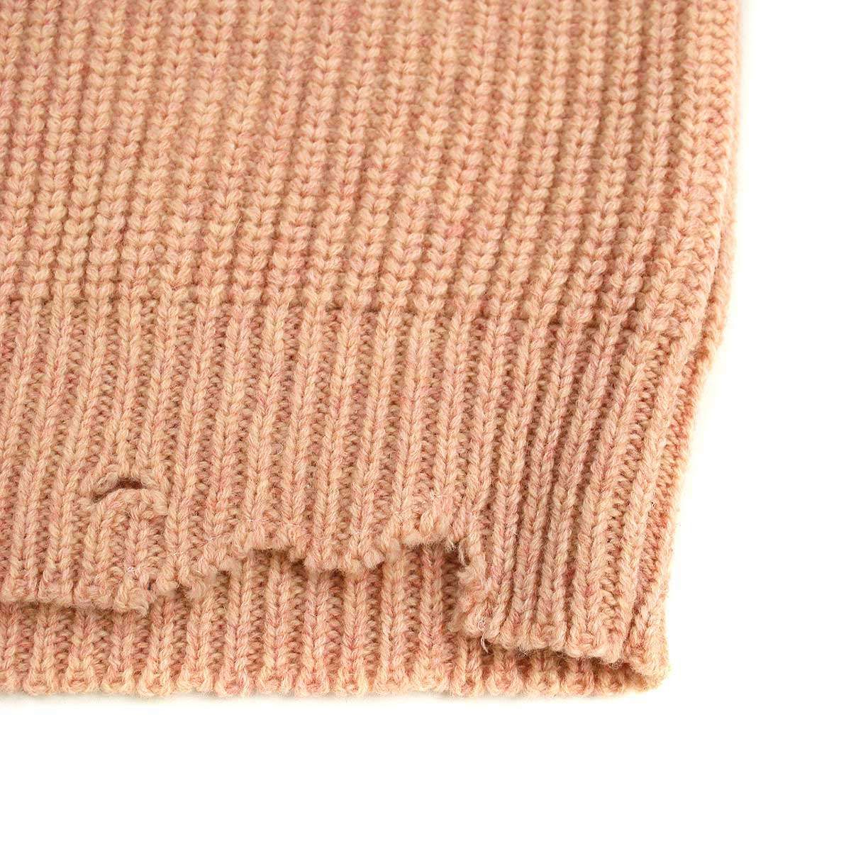 MARNI マルニ 23AW Broken Fisherman Turtleneck Knit ダメージニット 