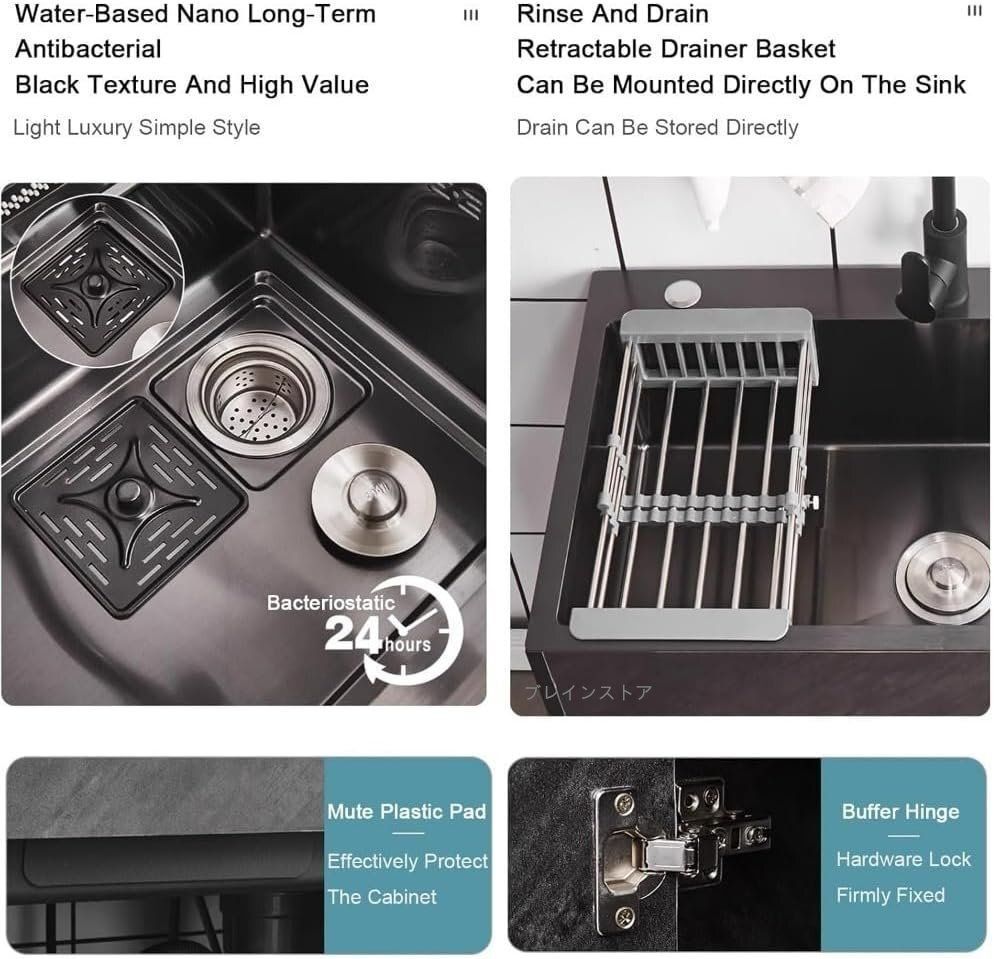 流し台 キッチンシンク 屋外シンク 簡易流し台 屋外 屋内 ージ用大容量自立型シンク 用于 后院 餐 洗衣房 SKLAD-KIRPICHA_RU