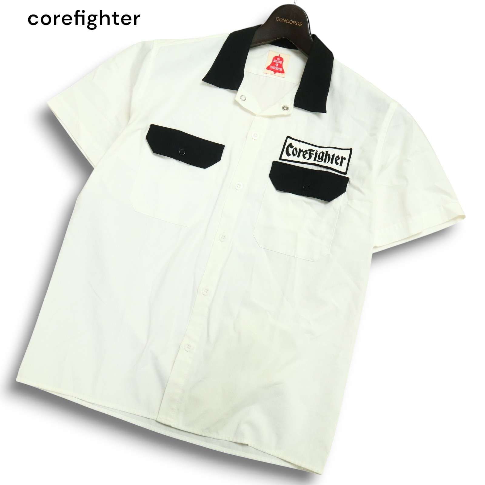 トップス Corefighter CORE FIGHTER コアファイター マルチプリント 半袖 コットン