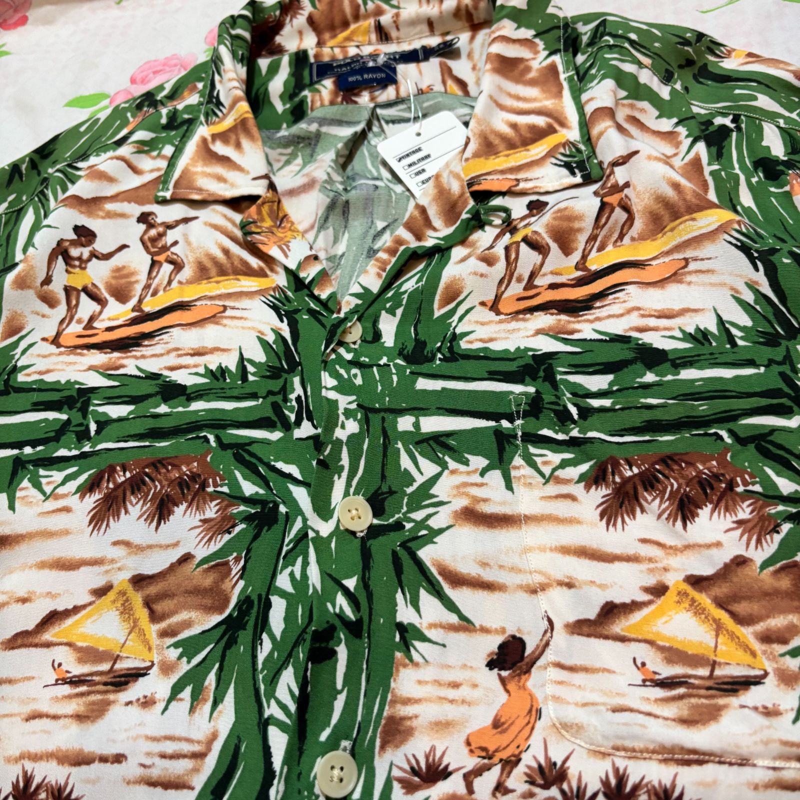 90s XL POLO SPORT アロハシャツ ラルフローレン 古着 90年代 ラルフローレン Ralph Lauren ポロスポーツ