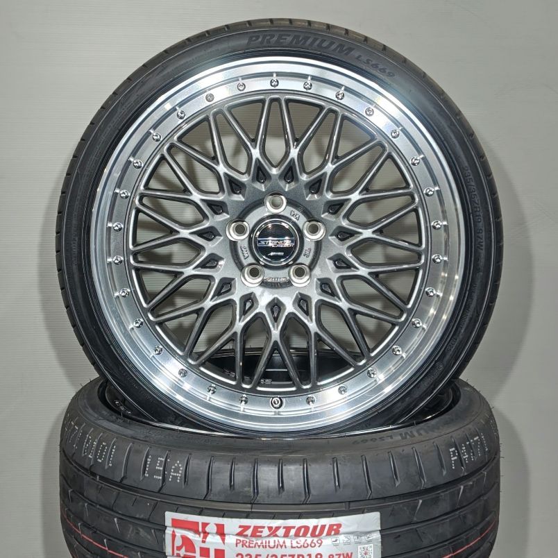 19インチ タイヤアルミセット クラウン マークX レクサスGS 4本同サイズ