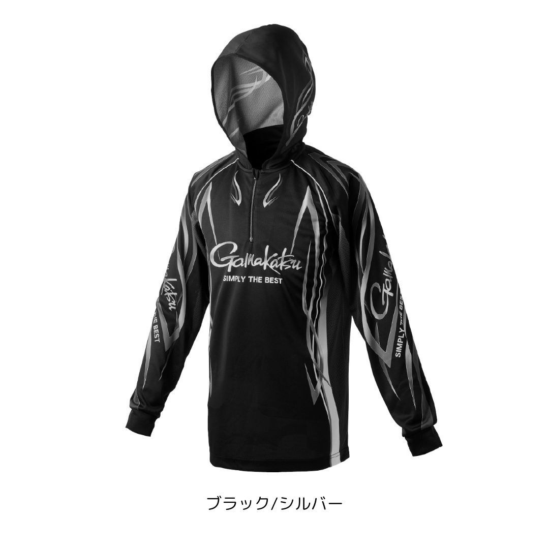 がまかつとシマノのセット 2WAY プリントジップシャツフーディ GM3736 | がまかつ