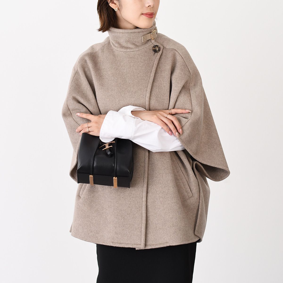 Max Mara マックスマーラ ポンチョ DERRIK カシミア ブロードクロス