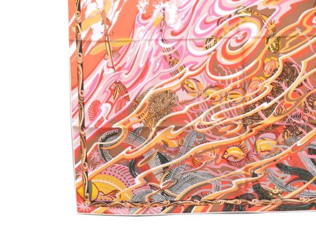 エルメス　カレ90《海と空の狭間De la Mer au Cielスカーフ エルメス カレ90 de la mer au ciel 海と空の狭間 スカーフ シルク
