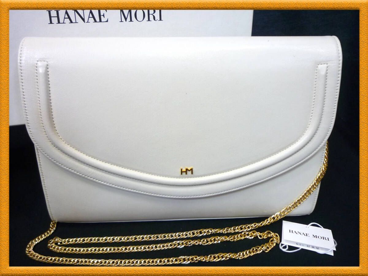 極美品　HANAE MORI HM 森英恵 ハンドバッグ　パーティバッグ　手編み 極美品 HANAE MORI HM 森英恵 ハンドバッグ パーティバッグ