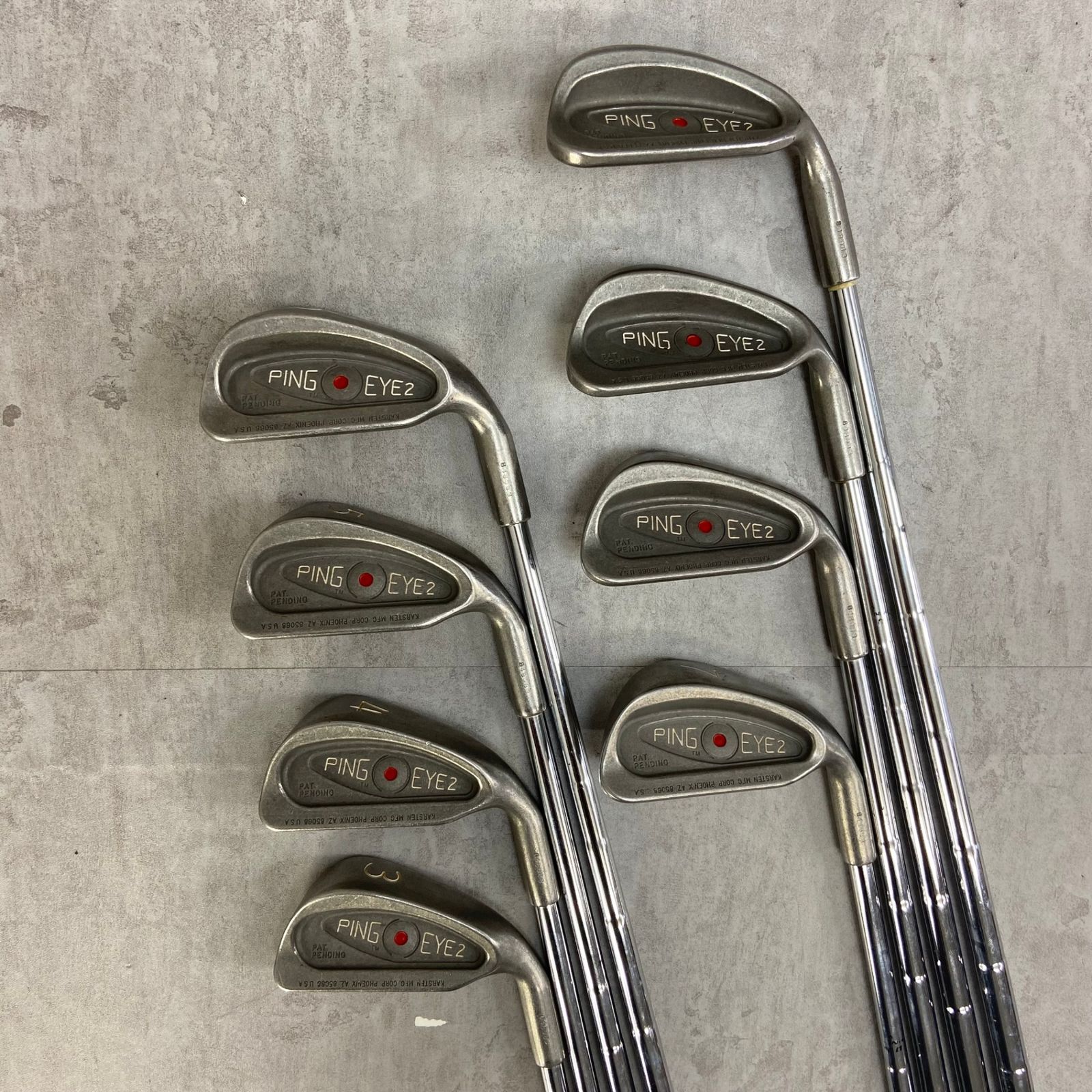 PING - 名器 良品 ピン G25 黒ドット アイアンセット 右打ち6本