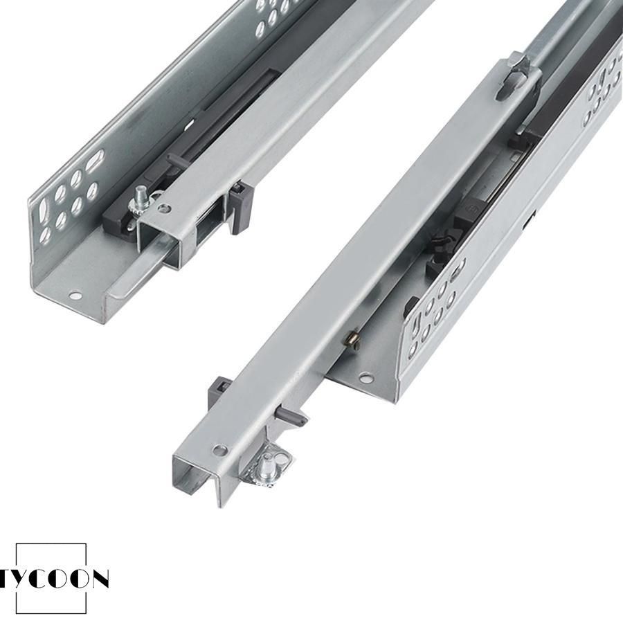 200/250/300/350/400/450/500 mm スライドレール 底引き、スライドレール プッシュオープン、スライドレール ソフトクローズ、スライドレー