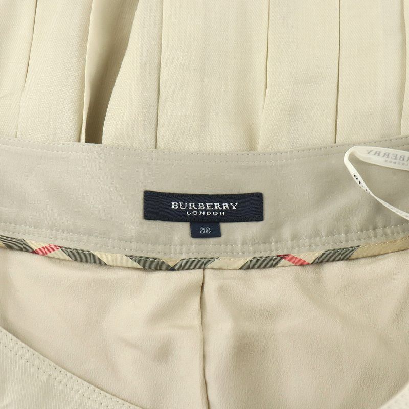 バーバリー ロンドン BURBERRY LONDON プリーツスカート ひざ丈