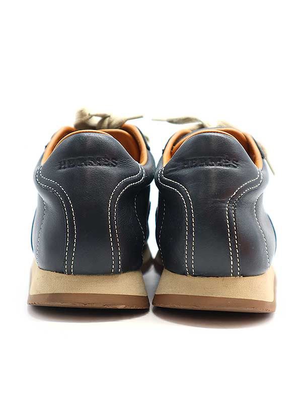 HERMES エルメス クイック ローカットレザースニーカー ネイビー 37 1