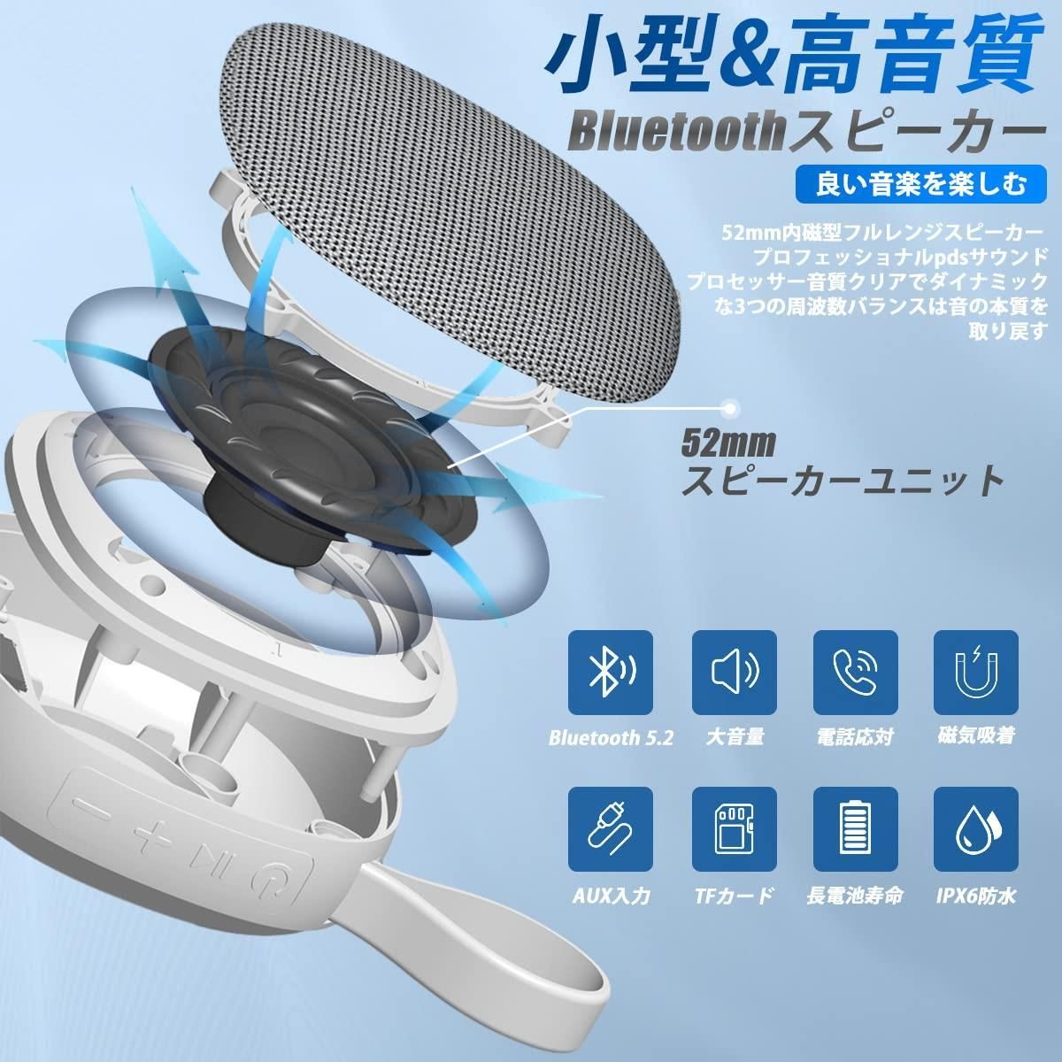 KAZESHOP☆新着商品】グリーン 【2023新設計u0026大音量】Uandear Bluetoothスピーカー IPX67防水 |  ブルートゥーススピーカー 小型 - ミライ スピーカー 磁気設計 | ワイヤレススピーカー マイク内蔵 - アンカー スピーカー - メルカリ