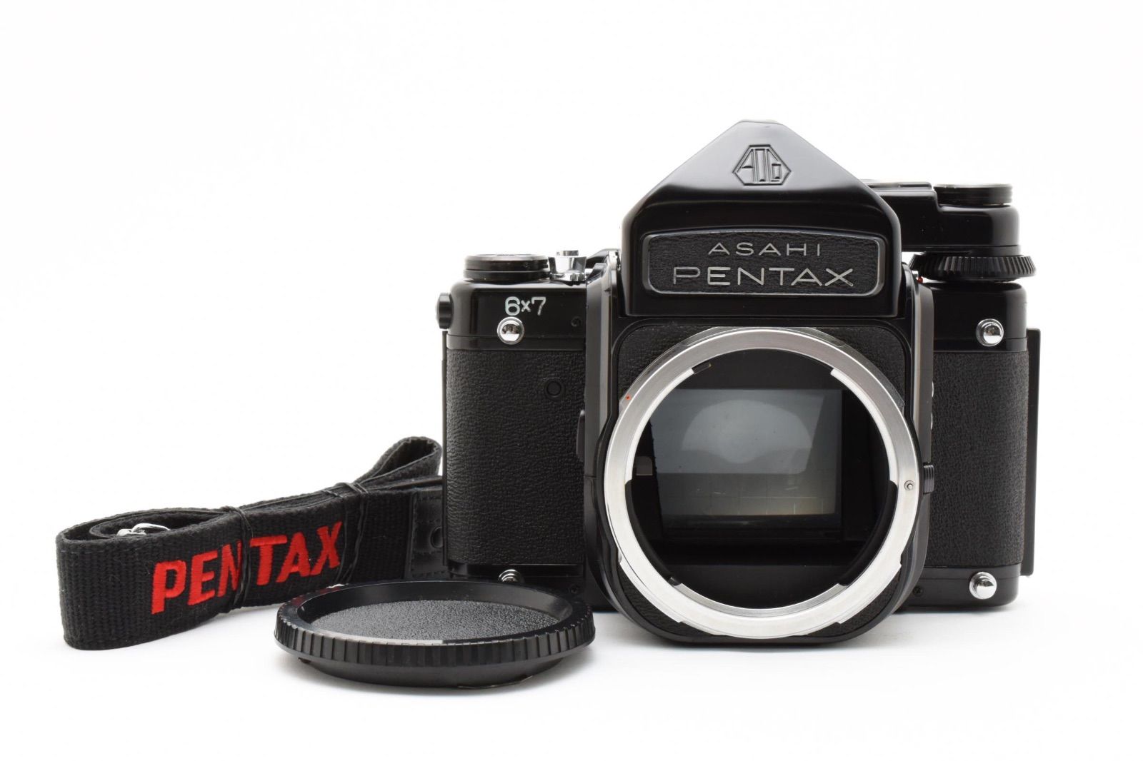 ◆ 完動 ペンタックス Pentax 6x7 67 TTL ミラーアップ 後期 中判 フィルムカメラ ボディ ボデー 動作 済 バケペン 1700 ◆