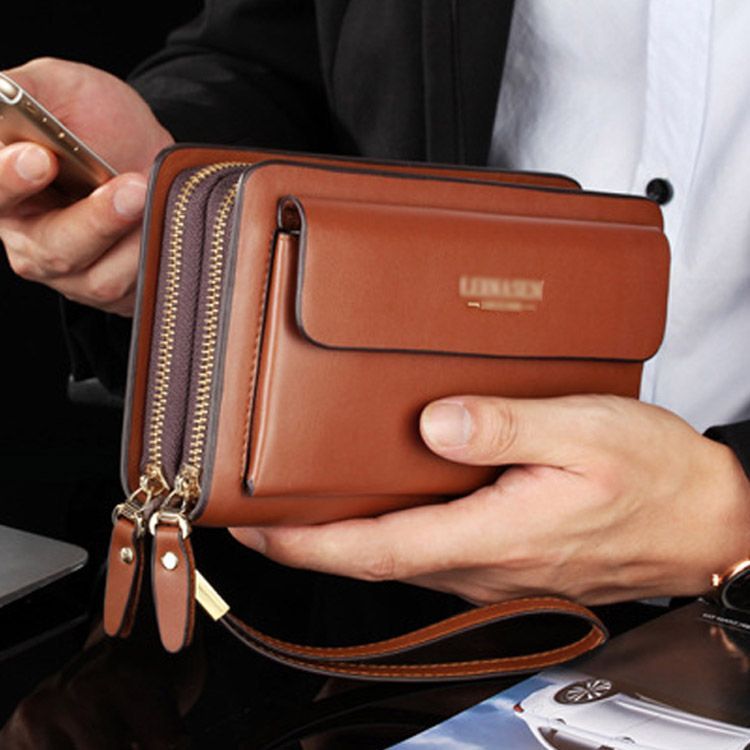 クラッチバッグ セカンドバッグ 長財布 メンズ PU レザー バッグ 