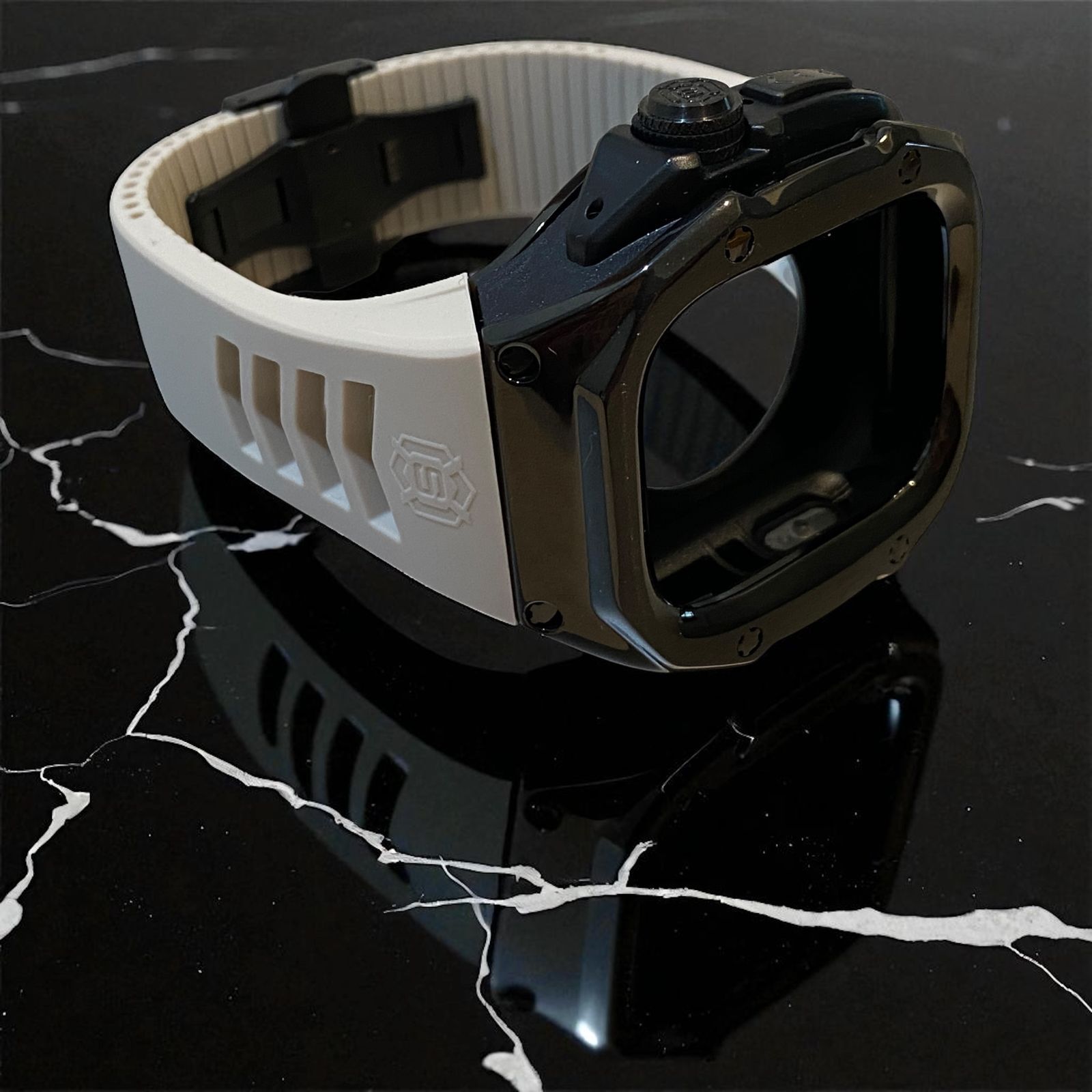 49ステンケースApple Watch Ultra アップルウォッチカバーバンド 1128