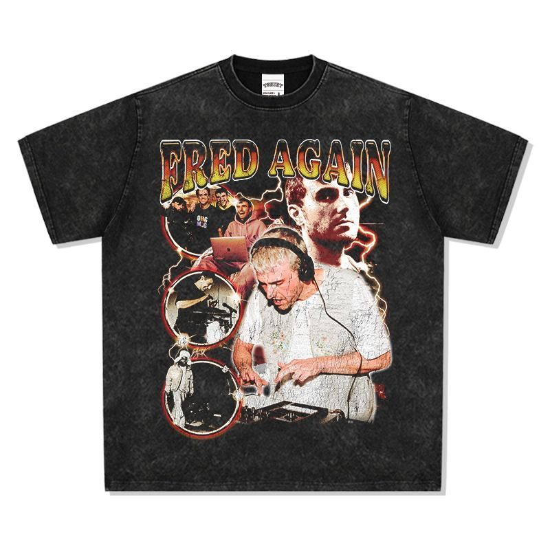 フレッド アゲイン Fred Again ヴィンテージ加工 半袖 Tシャツ S