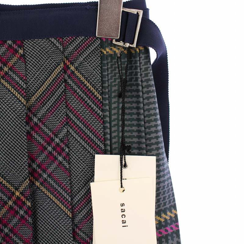 未使用品 サカイ sacai プリーツスカート ミモレ ロング