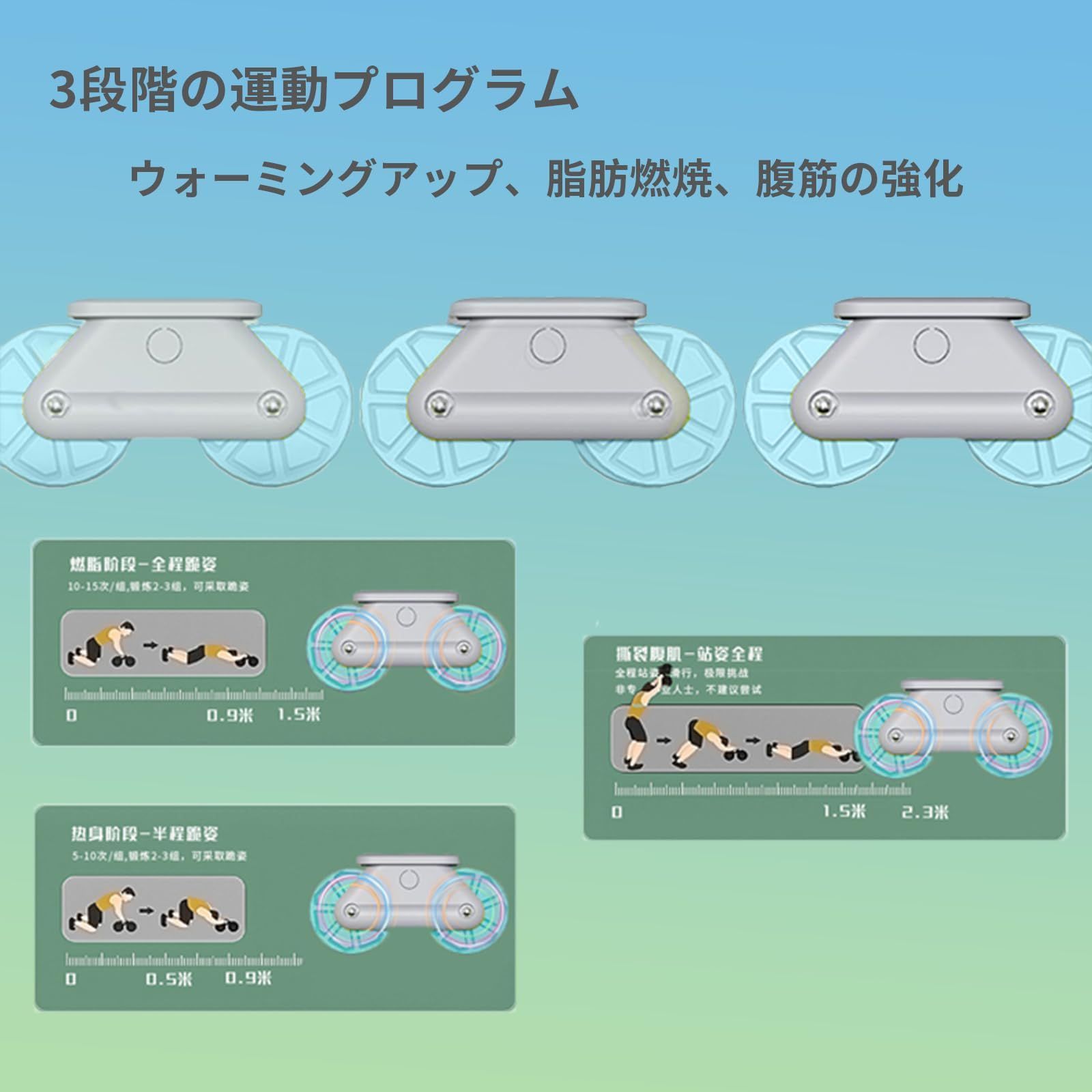 数量限定】腹筋ローラー オートリターン 静音 二輪 肘置き 高耐久性 組立簡単 腹筋 トレーニング器具 エクササイズローラー ストレッチ  ダイエット器具 膝マット付き 男女兼用 初心者 メルカリ