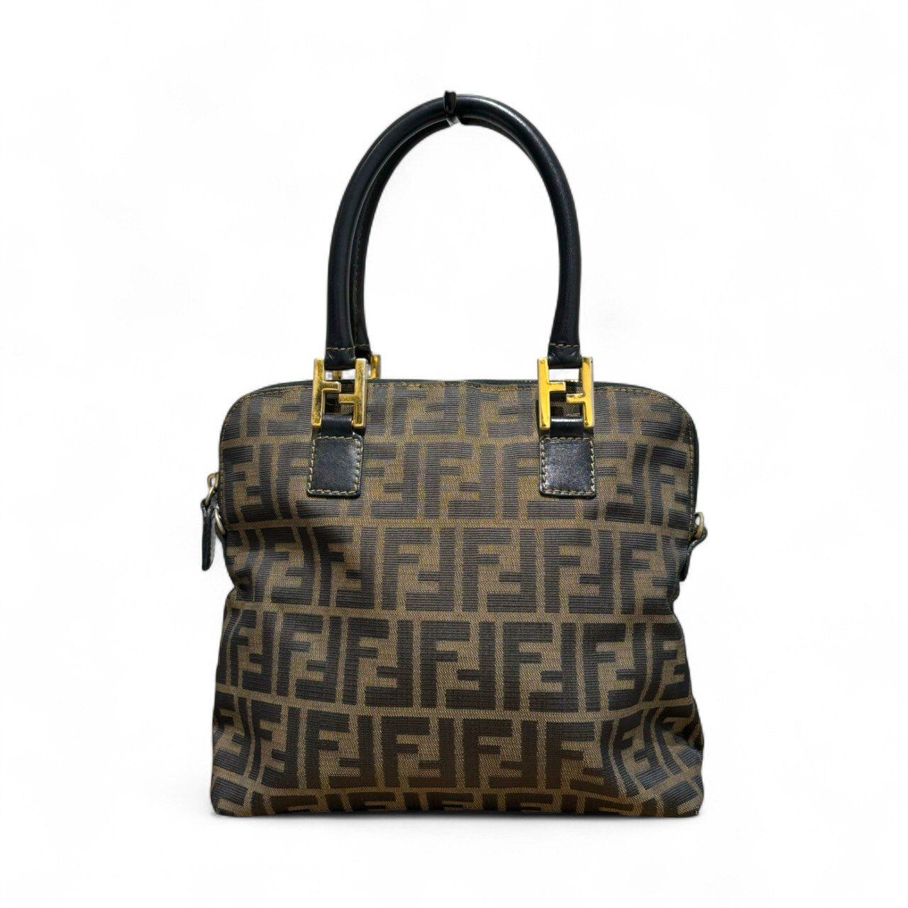 FENDI (フェンディ) Vintage ズッカ柄ハンドバッグ レディース