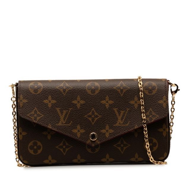 中古 美品 ルイヴィトン ポシェットフェリシー モノグラム M81896 