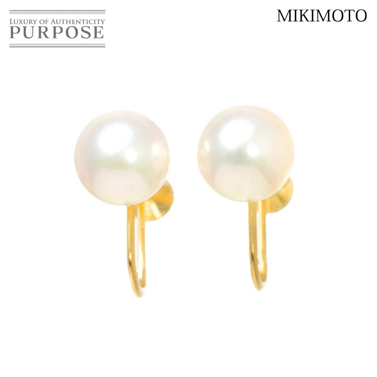 K18ミキモトMIKIMOTOアコヤパールイヤリング【片耳用】 楽天市場】ミキモト イヤリング MIKIMOTO あこや真珠 5.0~7.6mm