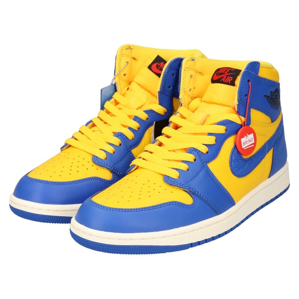 NIKE (ナイキ) WMNS AIR JORDAN1 RETRO HIGH OG GAME ROYAL VARSITY MAIZE ウィメンズ  エアジョーダン1 バーシティ ロイヤル ハイカットスニーカー FD2596-700 US10.5/27.5cm - メルカリ