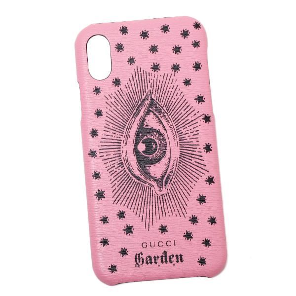 グッチ ガーデン GUCCI Garden iPhoneX用 スマホ ケース カバー ピンク 524986 0OH00 5863