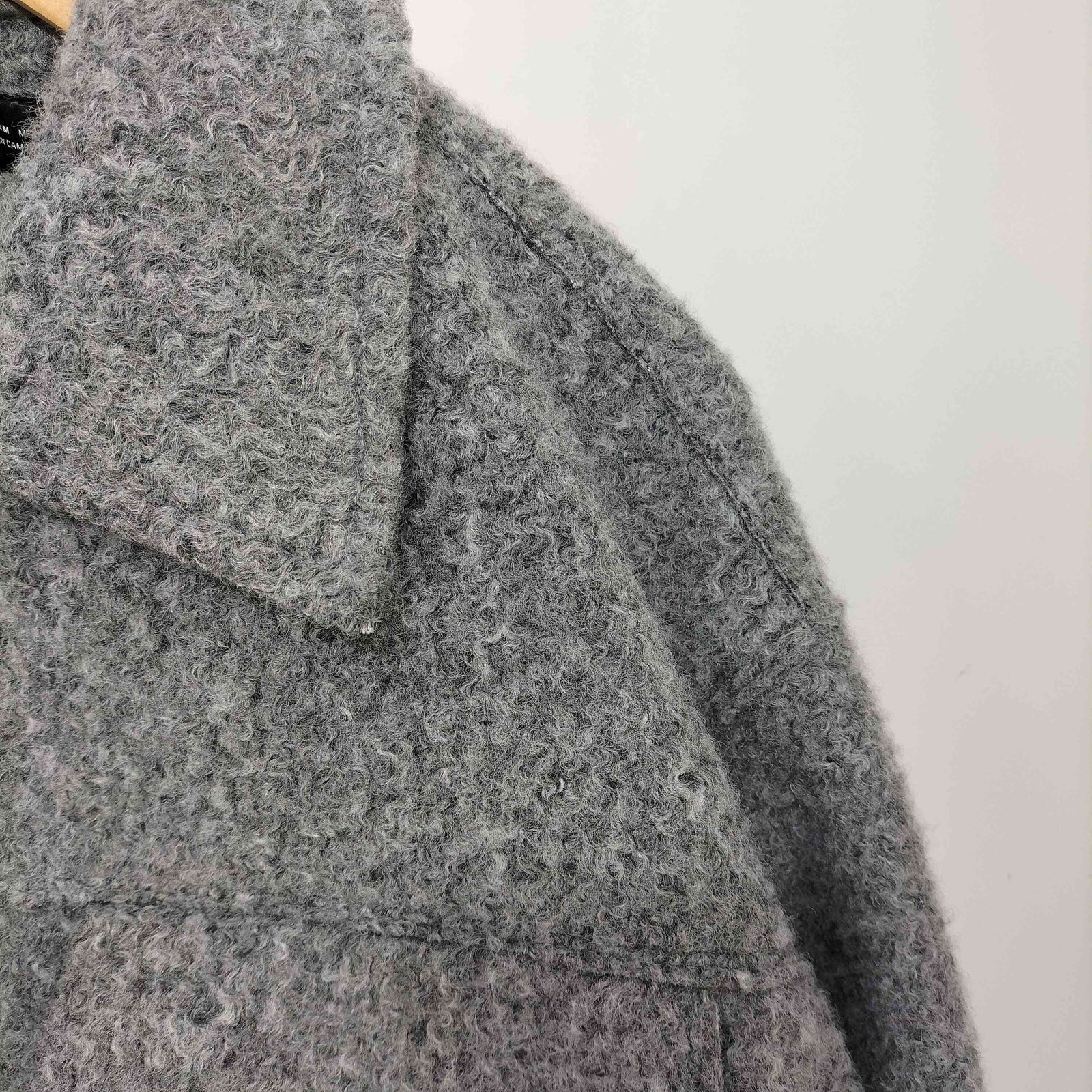 ザラ ZARA ブークレクロップドジャケット レディース import：M