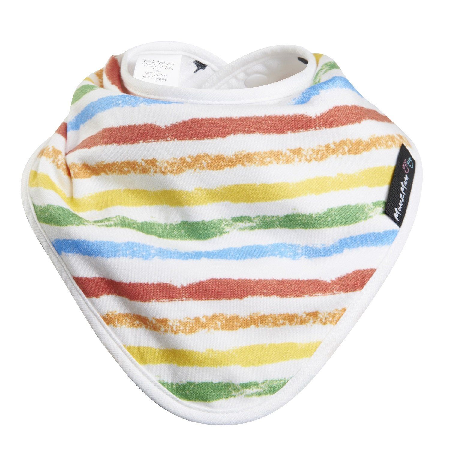 Mum 2 マムトゥーマム バンブーバンダナビブ カラフルストライプ