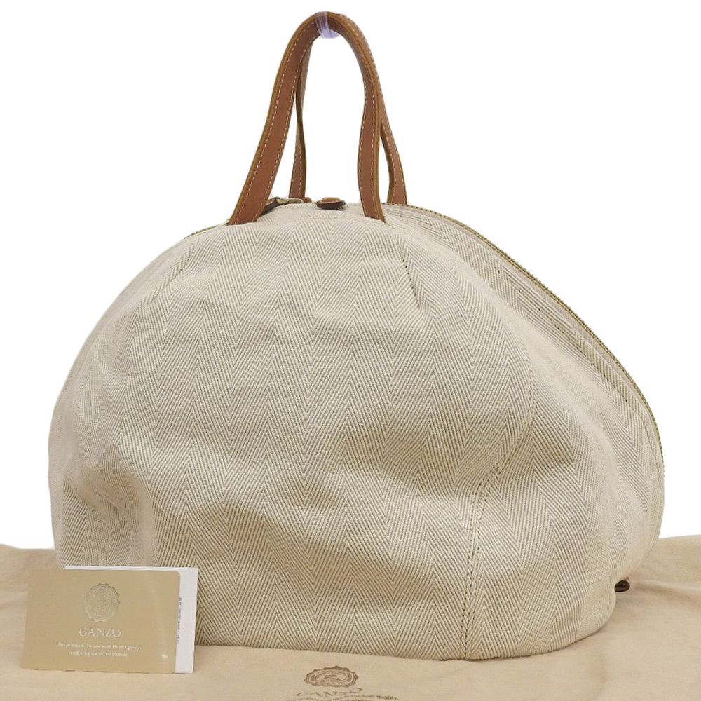 タグ付未使用 ガンゾ GANZO 2022年 BALL BAG ボールバッグ レザー  