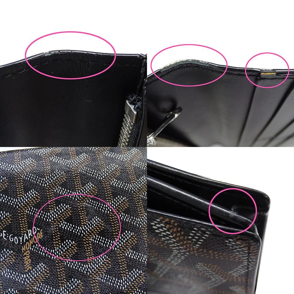 ゴヤール GOYARD 財布 メンズ ブランド 長財布 二つ折り財布 PVC