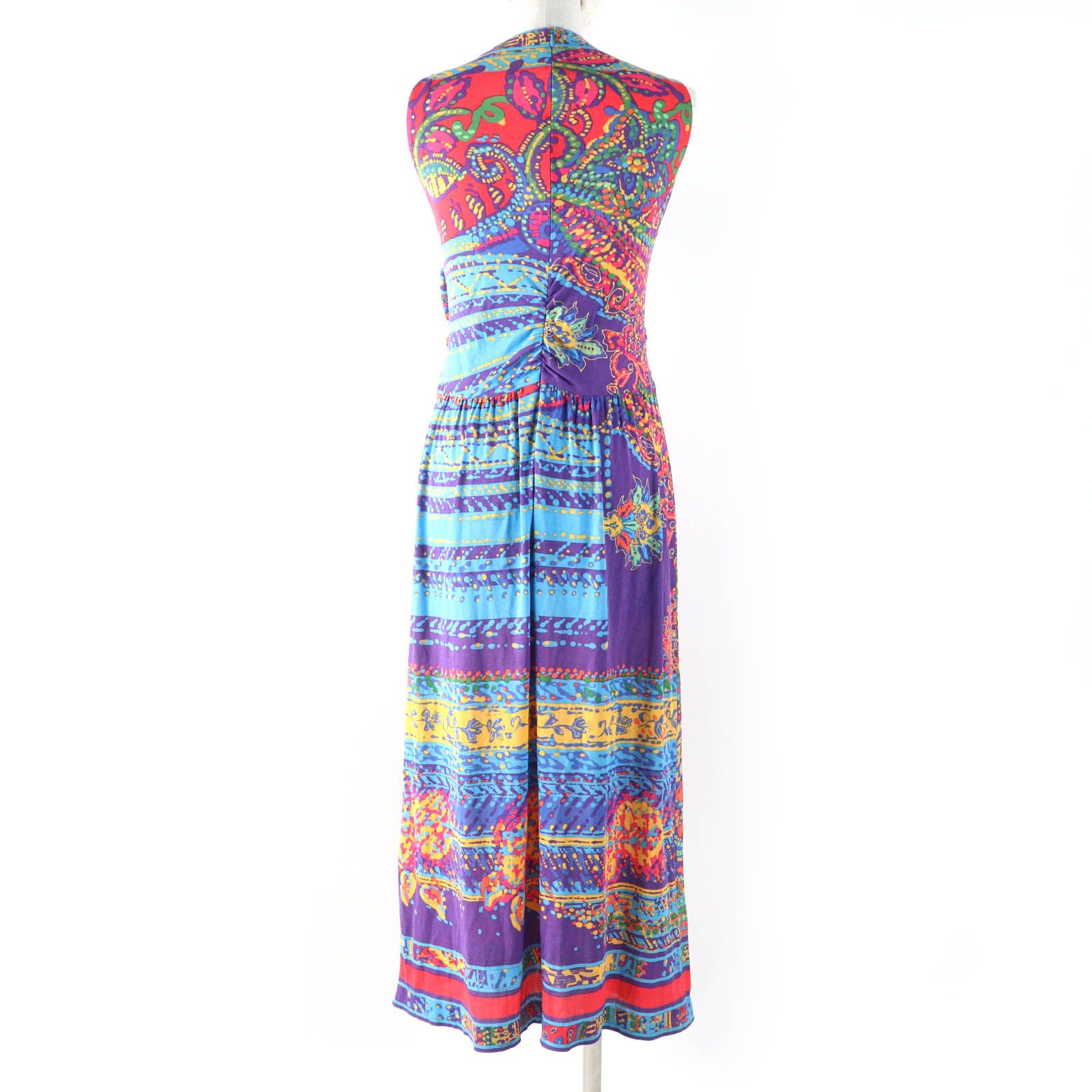 美品☆LEONARD FASHION レオナール ファッション コットン100％ 総柄