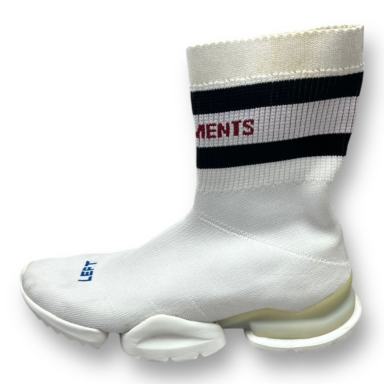 Reebok VETEMENTS ハイカット ソックス スニーカー CN3308 ヴェトモン 
