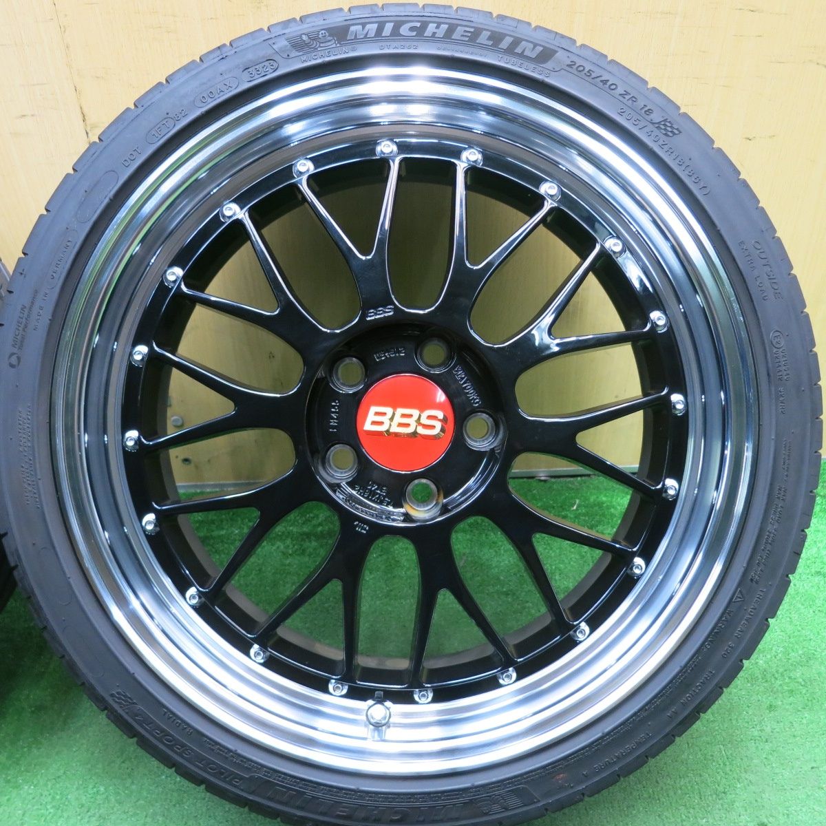 バリ溝！23年！キレイ！9.5分☆ミニ クーパー 等 BBS LM455 205
