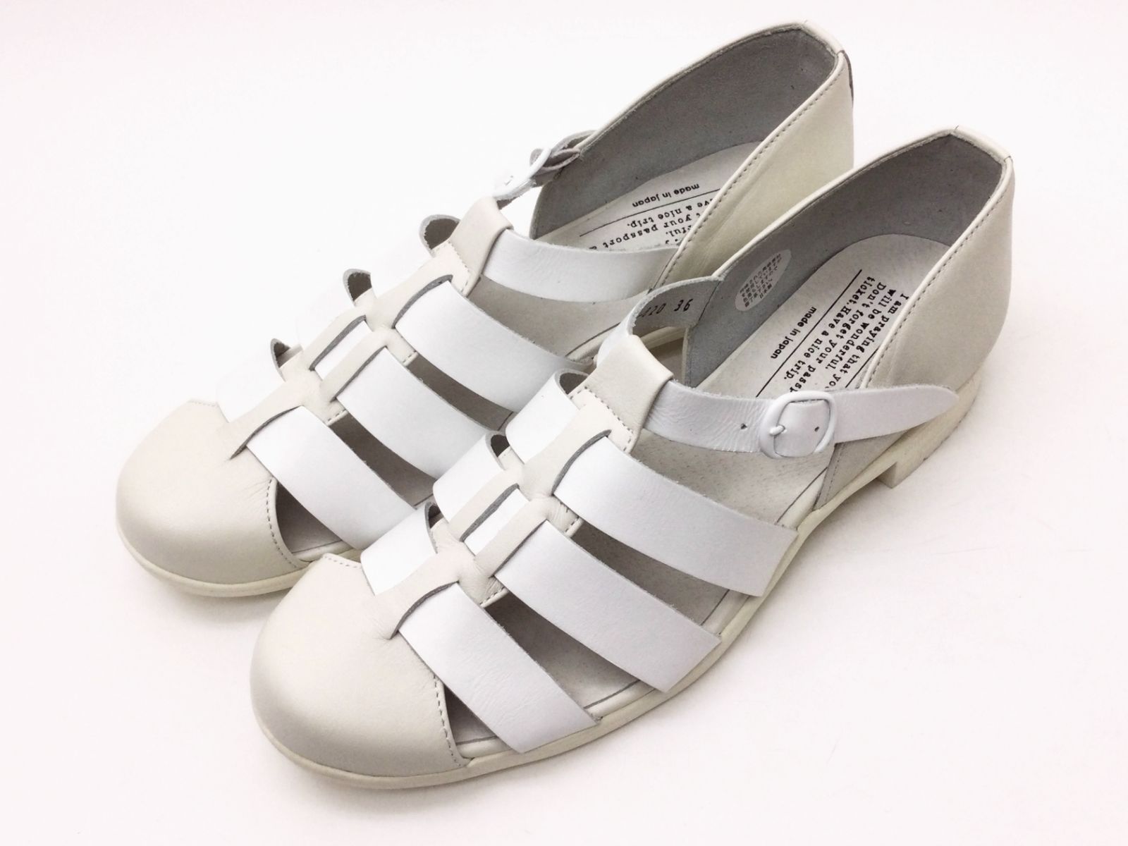 【トラベルシューズバイショセ】レディース 靴 TR-020 WHITE グルカサンダル TRAVEL SHOES by chausser