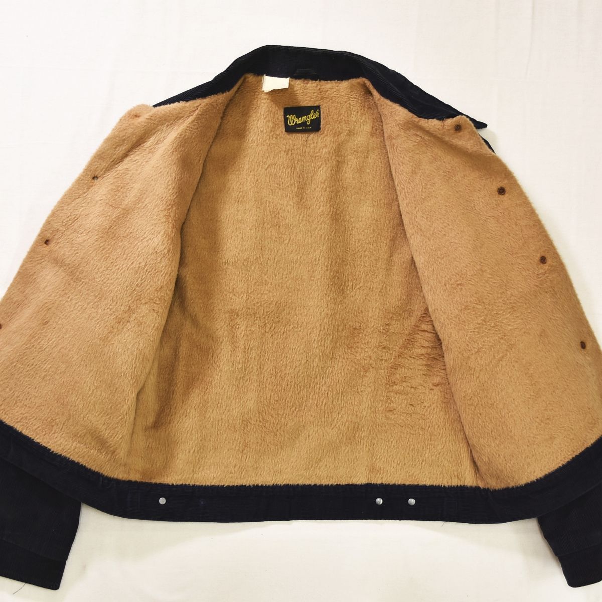 USA製70's ラングラーWrangler デニムジャケット 襟コーデュロイ