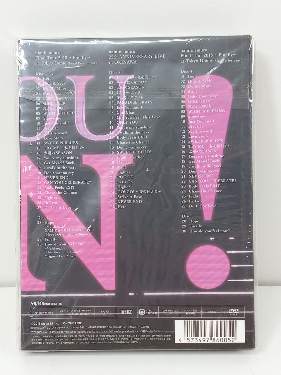 安室奈美恵 namie amuro Final Tour 2018 Finally DVD BOX 初回