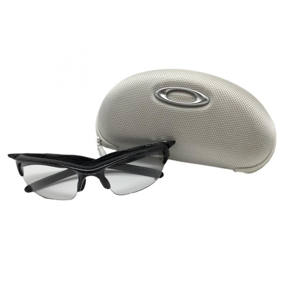 【美品】オークリー スポーツサングラス 黒×グレー OO9153-08 HALF JACKET 2.0 収納ケース付ゴルフ Oakley