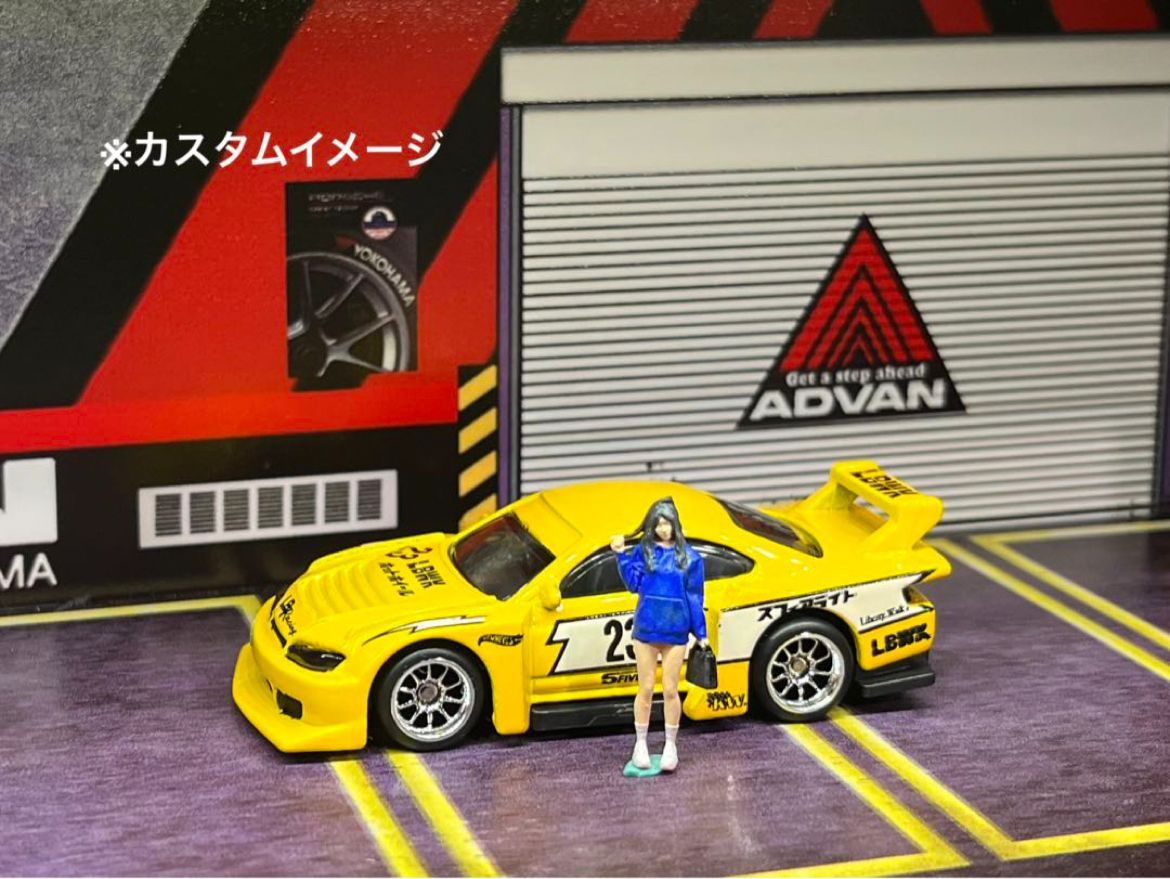 1/64 カスタムホイール 4台分 メッキ仕様 メッシュ＆CE28風