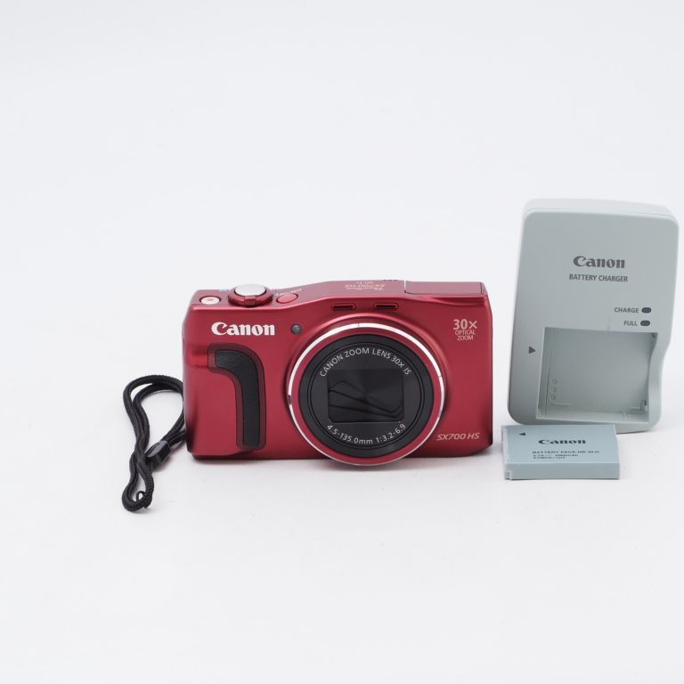 Canon キヤノン デジタルカメラ Power Shot SX700 HS レッド 光学30倍