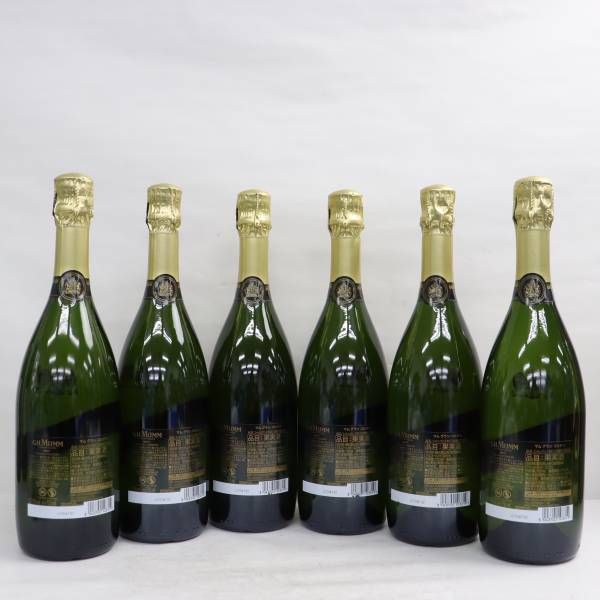 6本セット】G.H.MUMM（マム）グラン コルドン ブリュット 12.5% 750ml