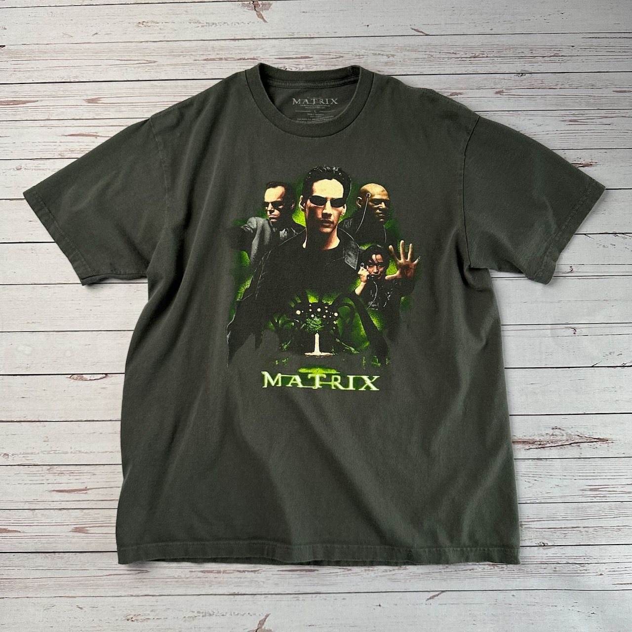 MATRIX マトリックス ムービーTシャツ 半袖 ダークグレー 古着 - メルカリ