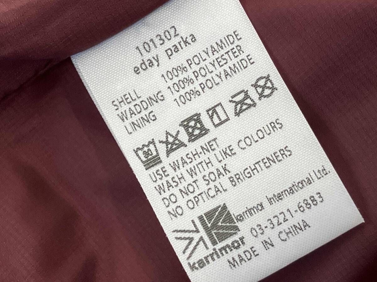 karrimor eday parka/ 212-C12-H サイズS Karrimor カリマー karrimor