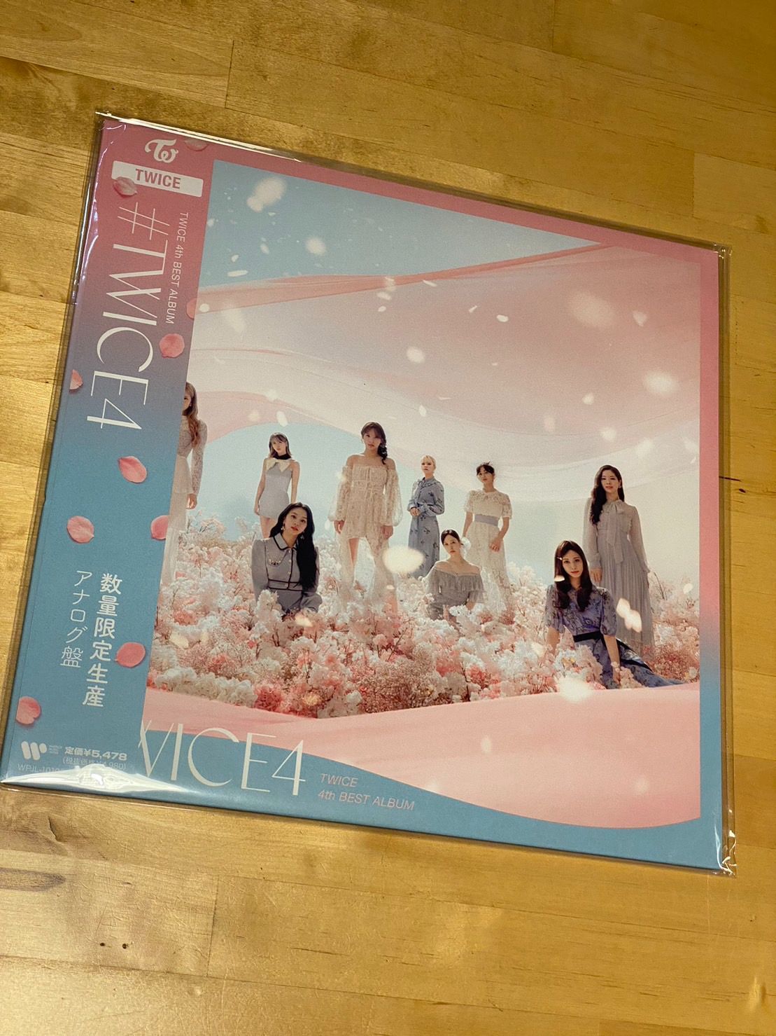 完全生産限定盤】TWICE「#TWICE4 数量限定生産アナログ盤」アナログ盤