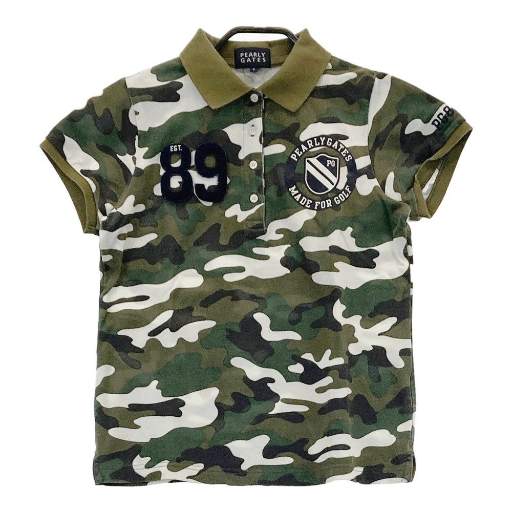 パーリーゲイツ カモフラ柄ポロシャツ 0 パーリーゲイツ レディース
