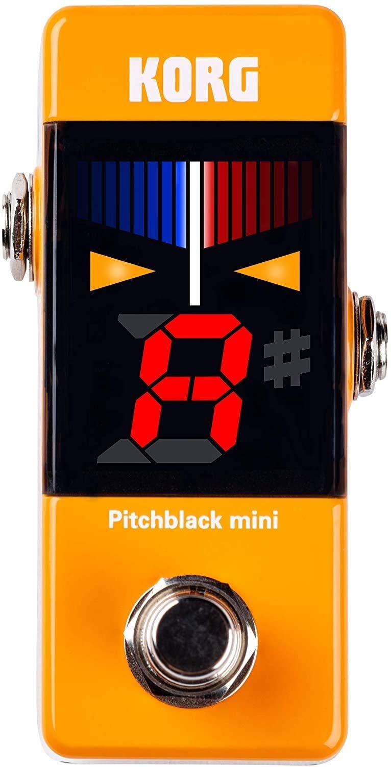 オレンジ_本体のみ KORG コルグ ギター|ベース用 ペダルチューナー Pitchblack mini OR オレンジ PB-MINI OR
