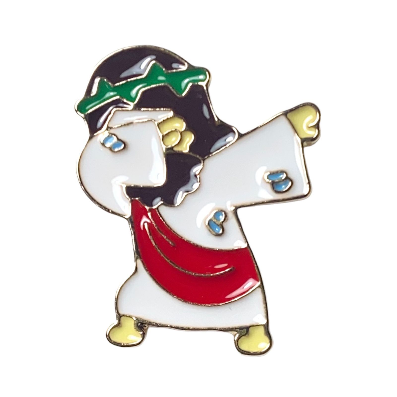 イエス HIP HOP ピンズ おしゃれ かわいい ピンバッジ レディース 金色