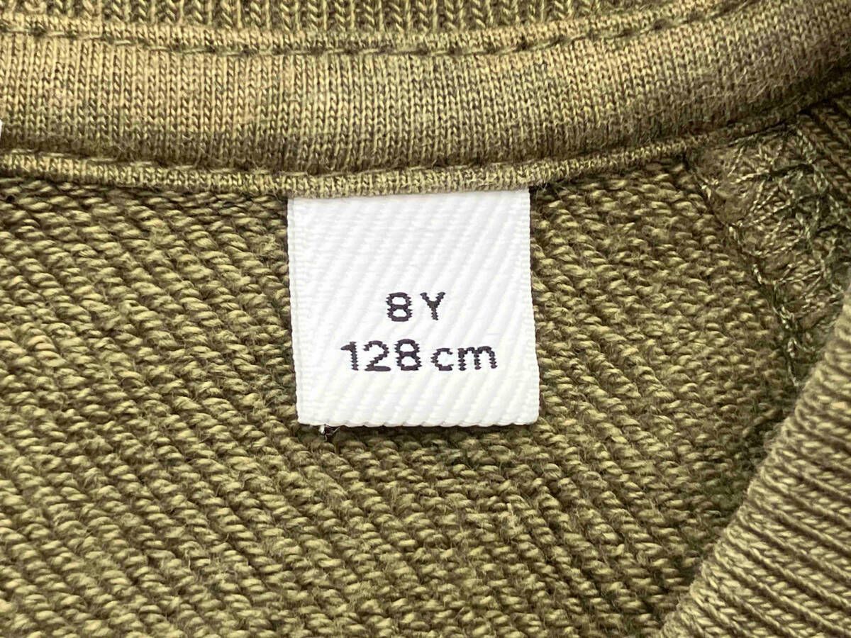BURBERRY|バーバリー|スウェット|長袖Tシャツ|カーキ|フロントロゴ|8012484|128cm